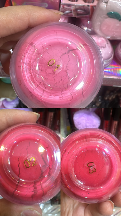 سه رنگصورتی جذاب فقط شماره 3 موجوده