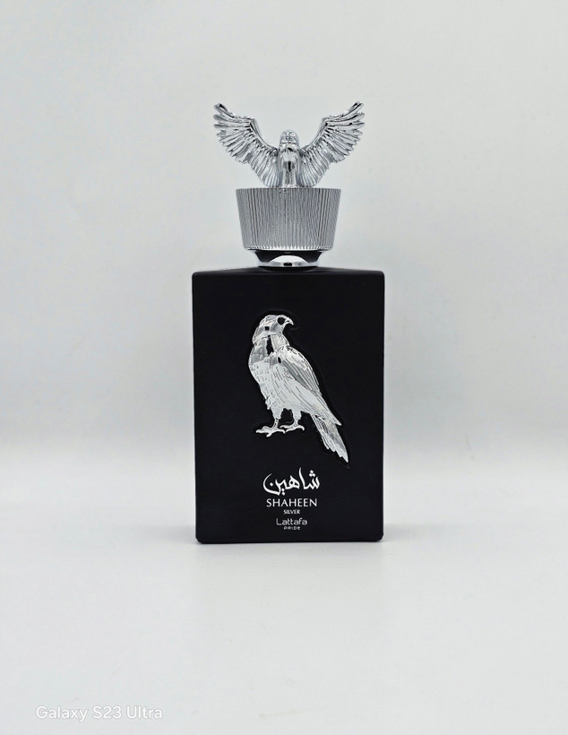 ادکلن اورجینال شاهین سیلور لطافه مردانه و زنانه 100 میل LATTAFA SHAHEEN SILVER