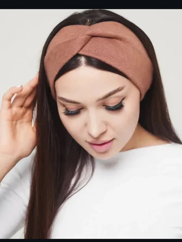 هدبند مو کبریتی ساده و گره دار پینترستی