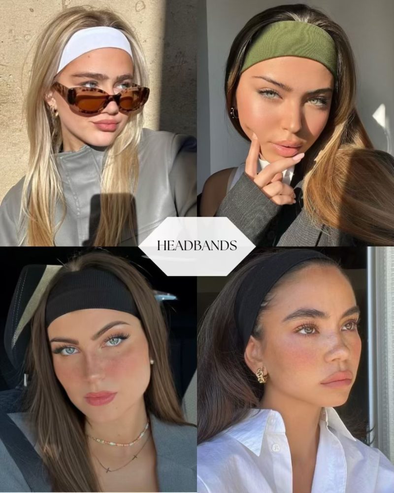 هدبند مو کبریتی ساده و گره دار پینترستی